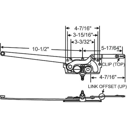 Strybuc Dual Arm Casement Operator 36-181